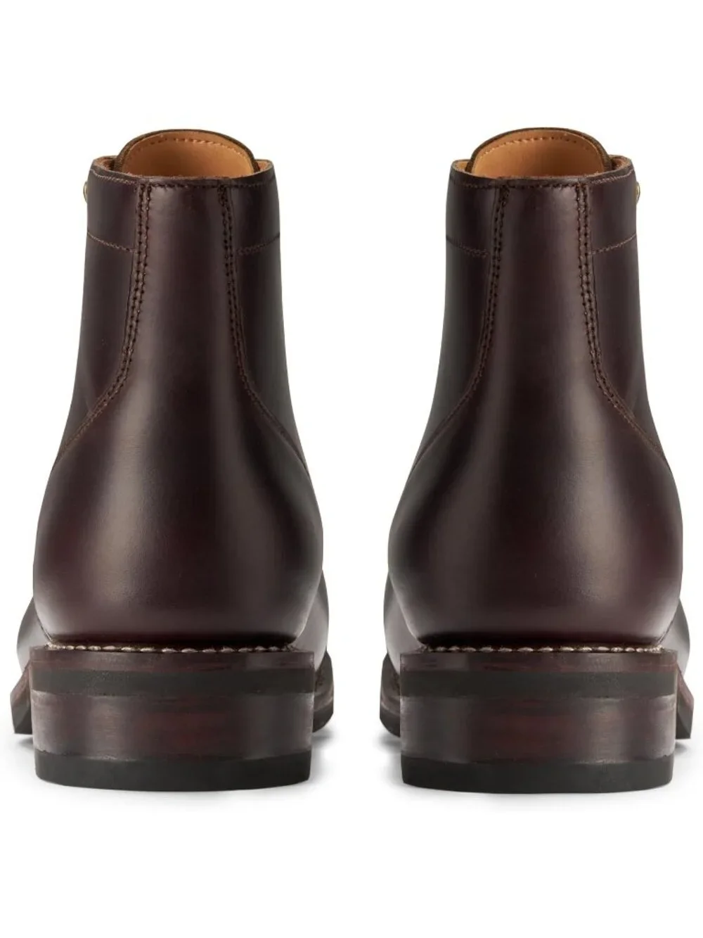 Men's Brown Pull Up Cap Toe Comfort Heritage Oxford Ankle Chukka Boot